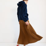 The Accordion Skirt in Mustard