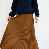 The Accordion Skirt in Mustard