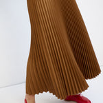 The Accordion Skirt in Mustard