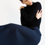 The Rib Turtleneck in Black