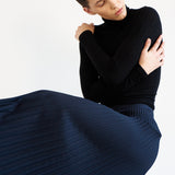 The Rib Turtleneck in Black
