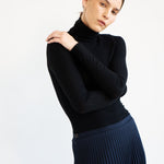 The Rib Turtleneck in Black
