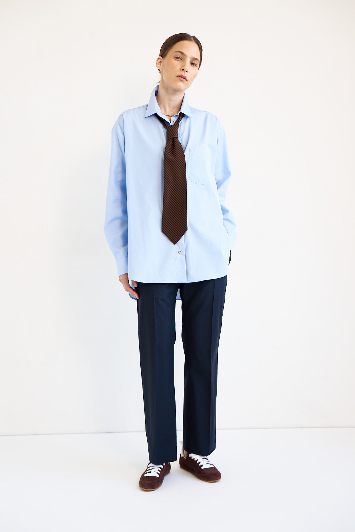 The Essential Shirt in Cornflower