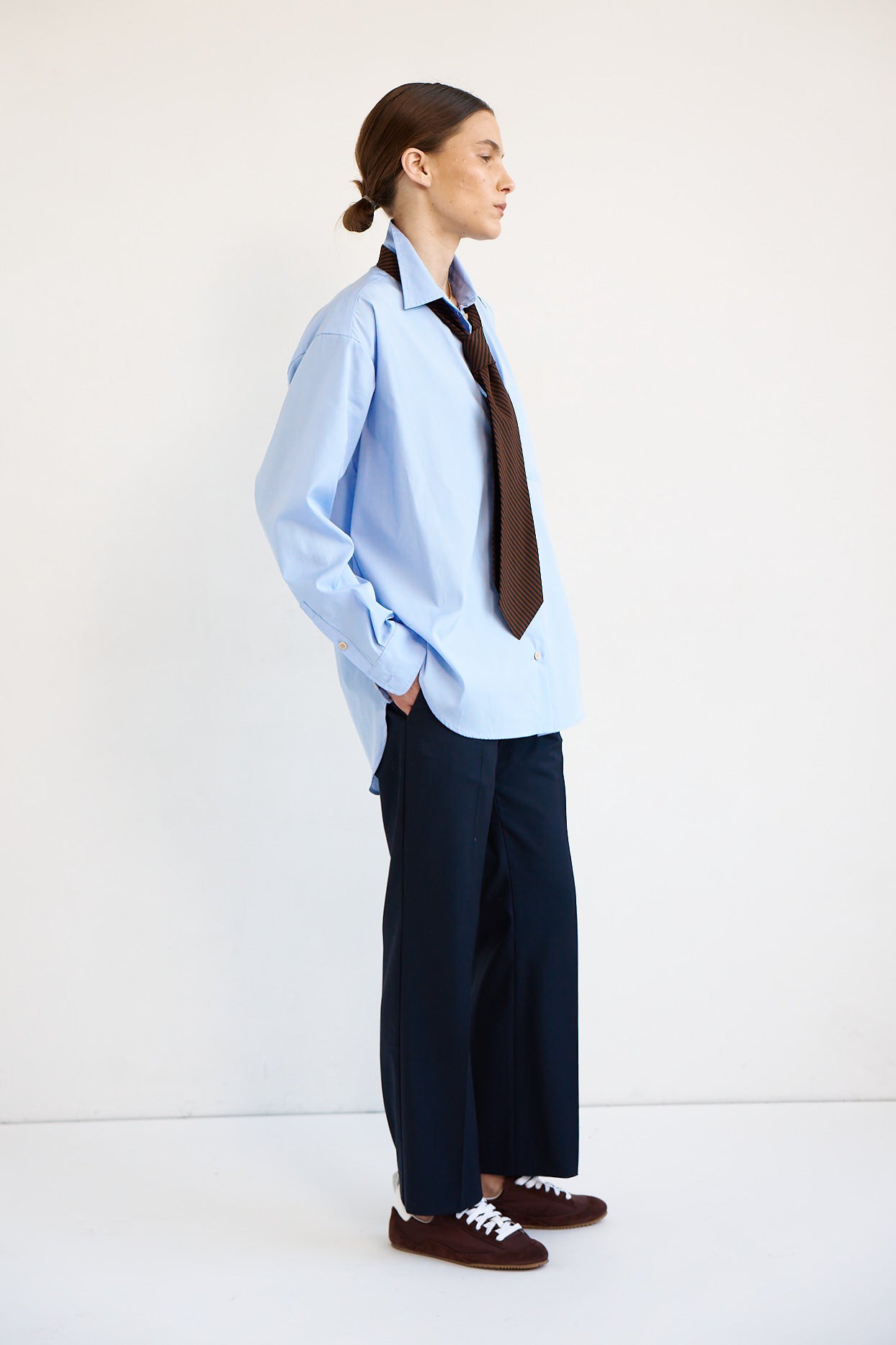 The Essential Shirt in Cornflower
