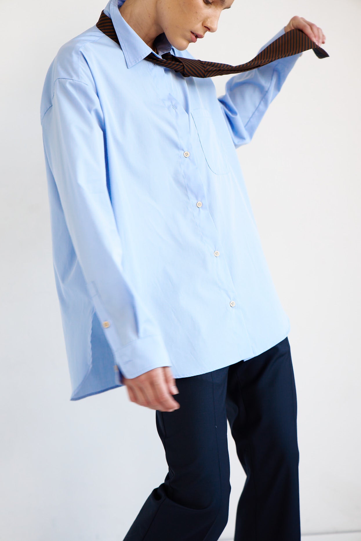 The Essential Shirt in Cornflower