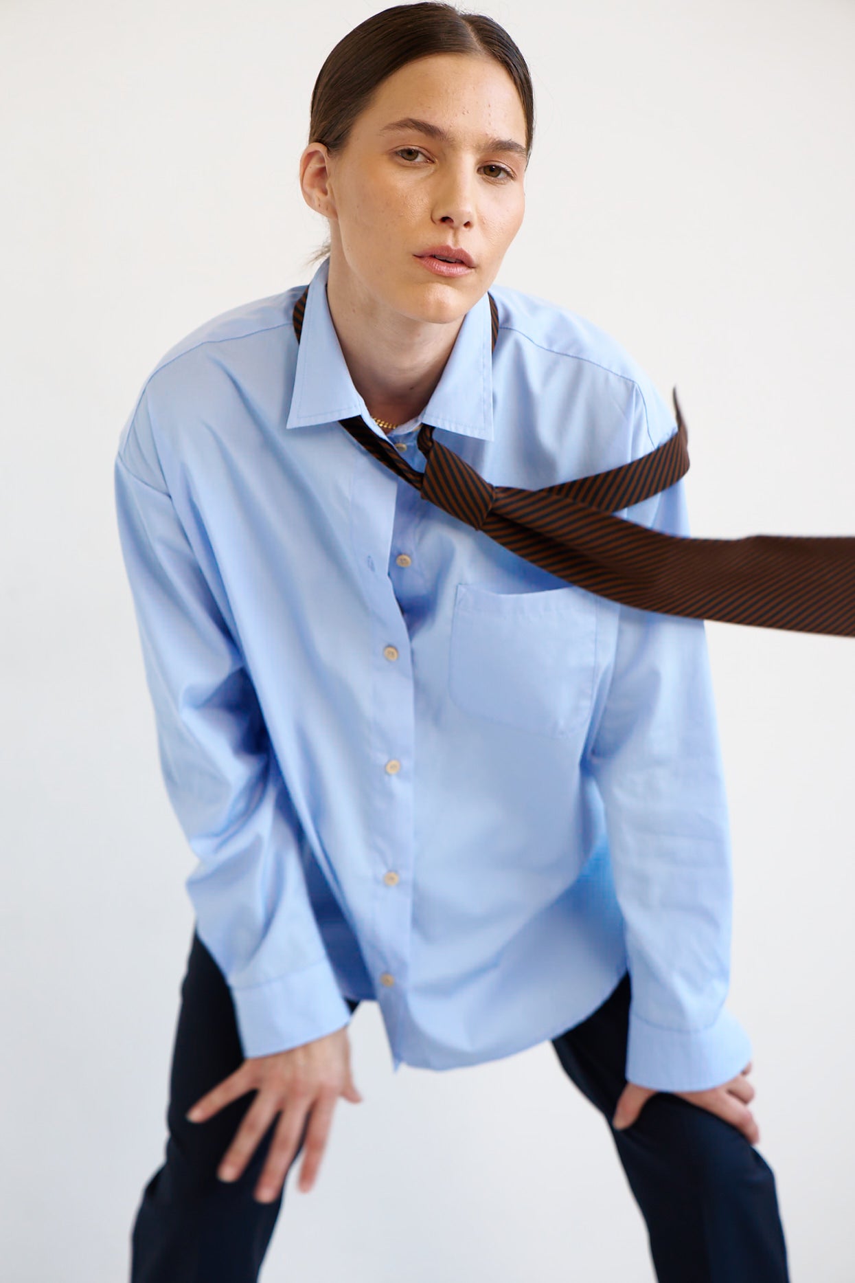 The Essential Shirt in Cornflower