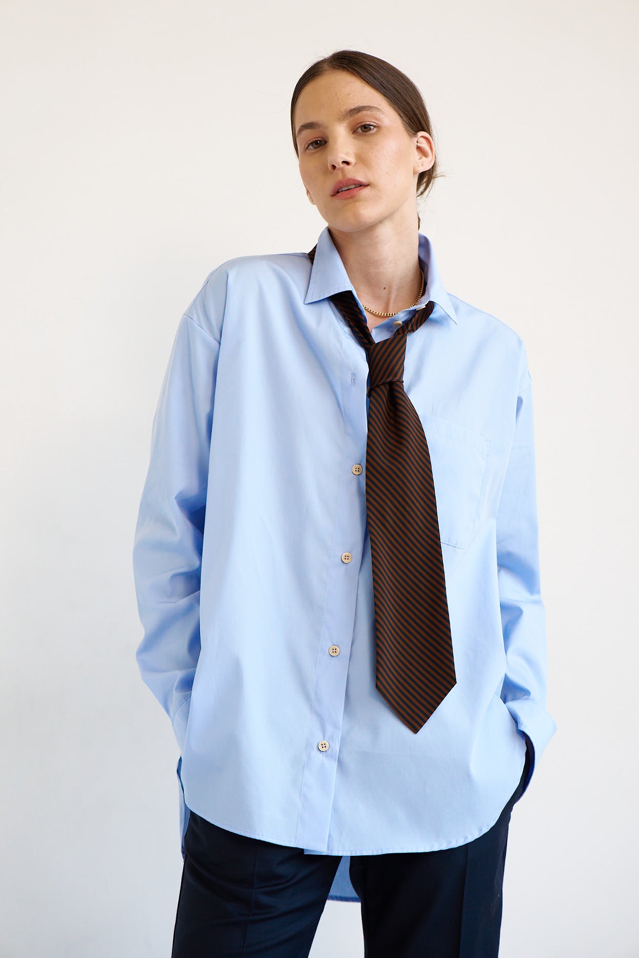 The Essential Shirt in Cornflower