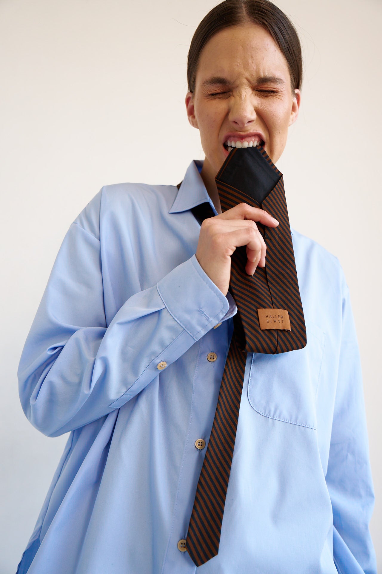 The Essential Shirt in Cornflower