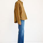 The Editor Shirt in Goldenrod Stripe