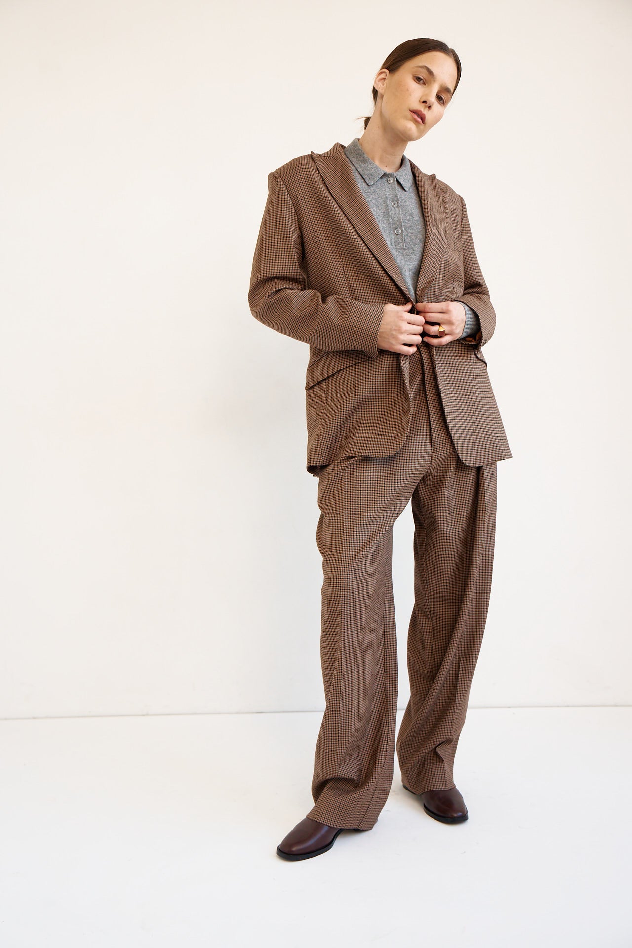 The Julius Blazer in Houndstooth