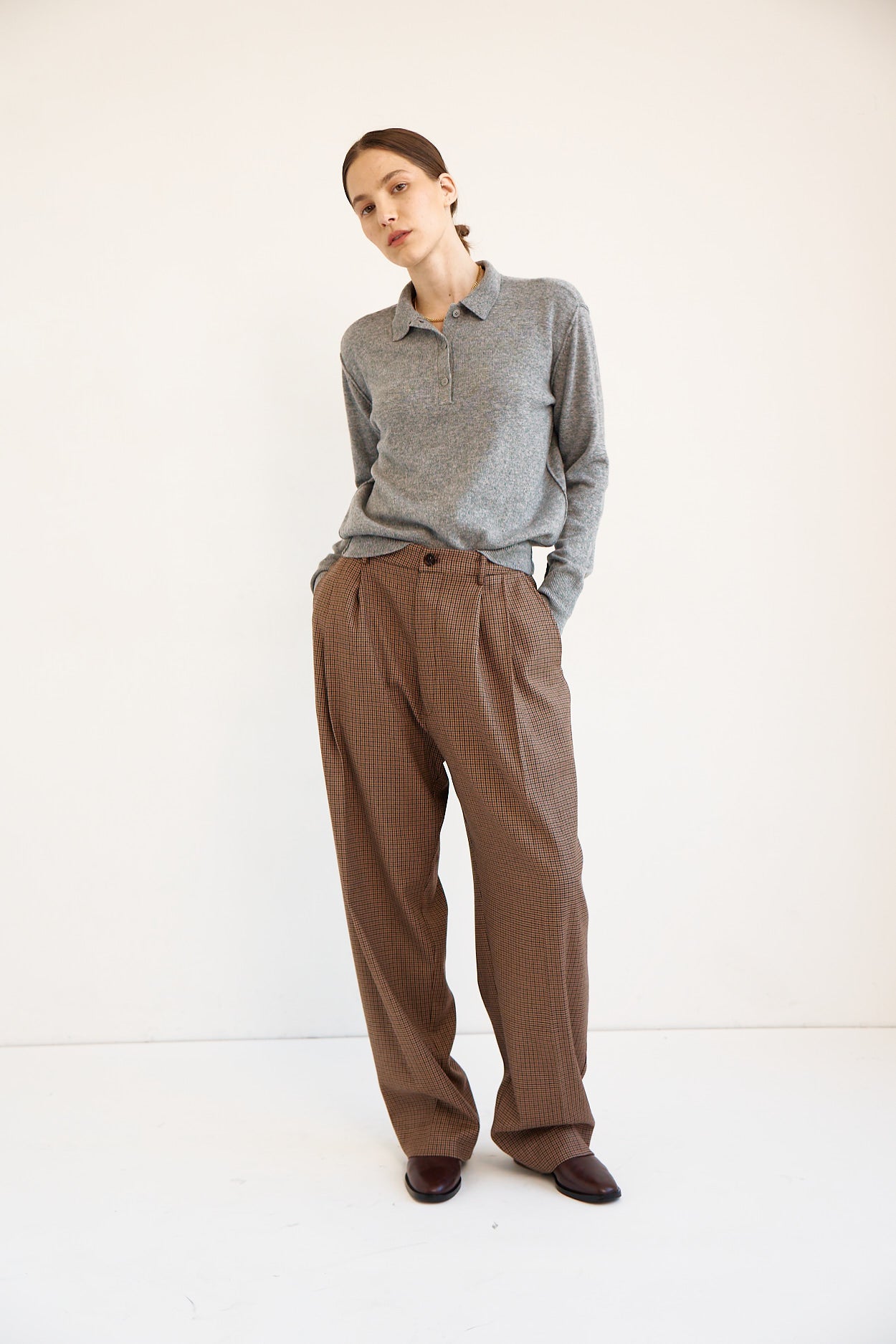 The Tapered Trouser in Houndstooth
