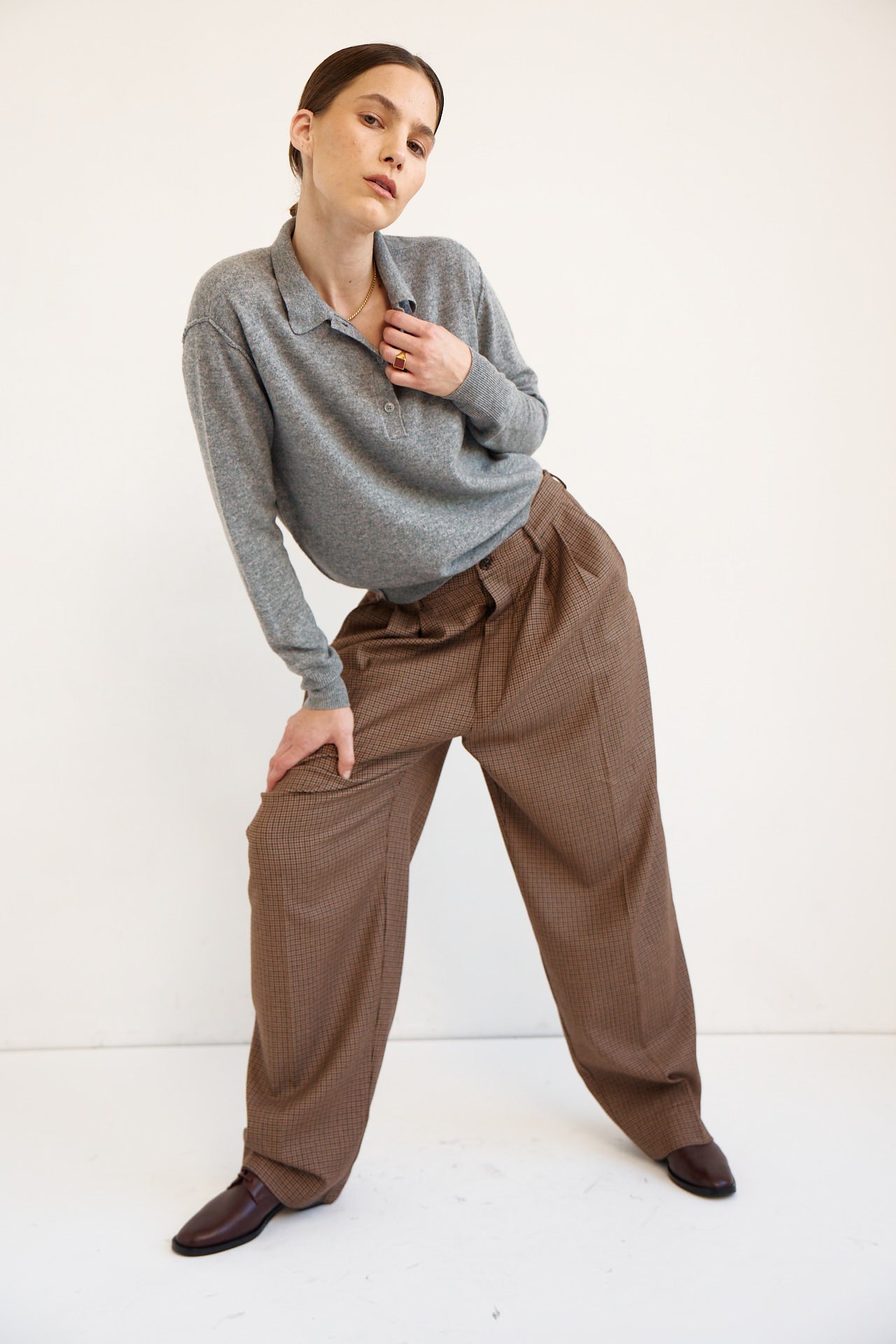 The Tapered Trouser in Houndstooth
