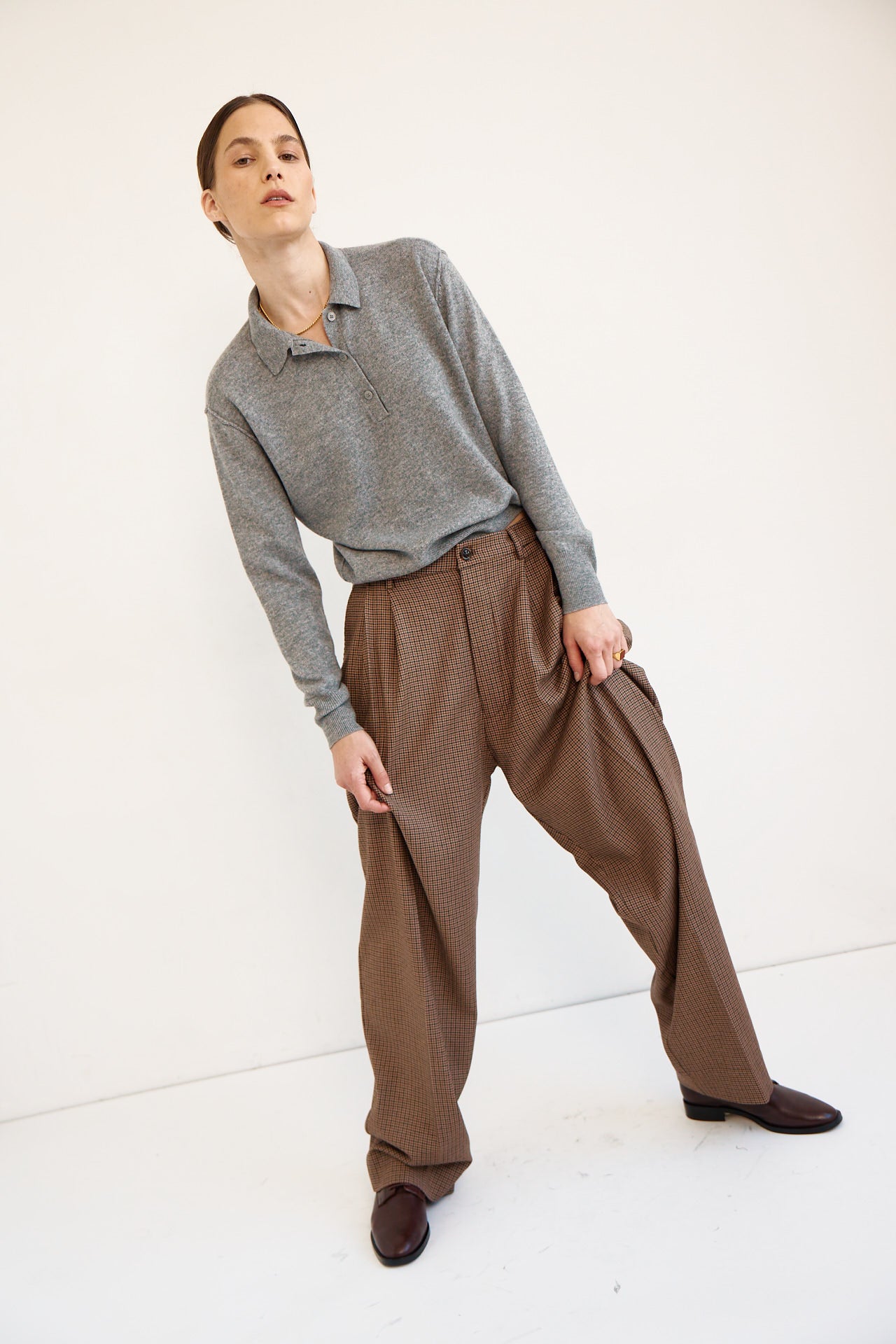 The Tapered Trouser in Houndstooth