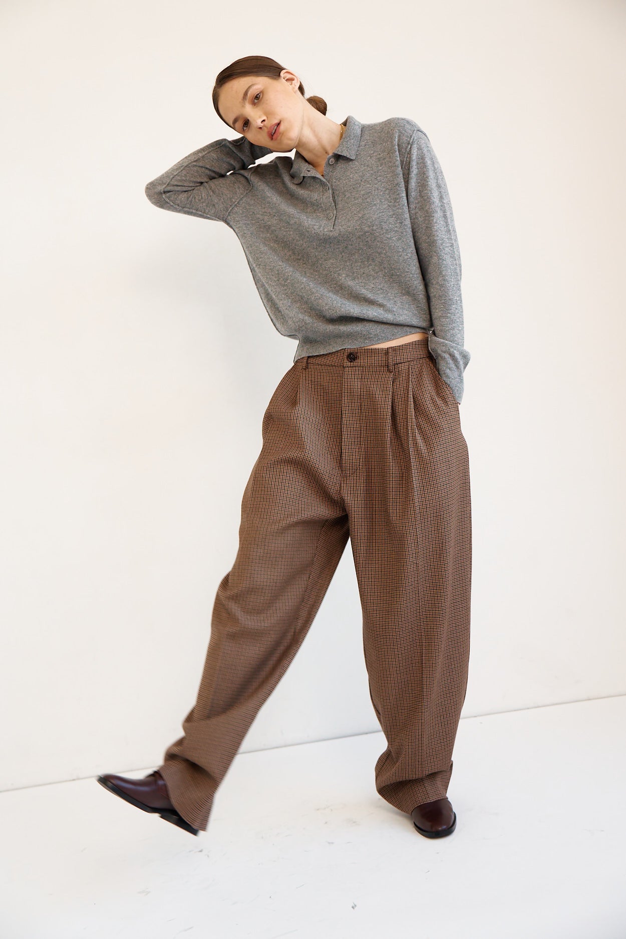 The Tapered Trouser in Houndstooth