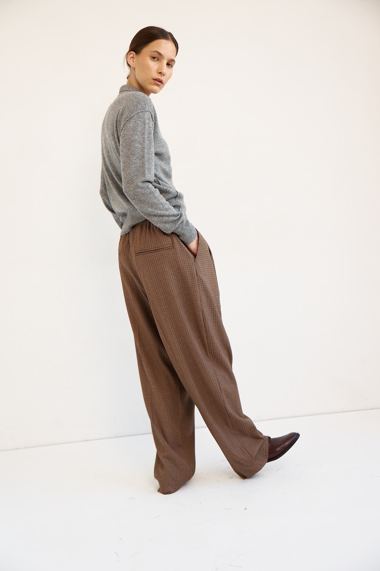 The Tapered Trouser in Houndstooth