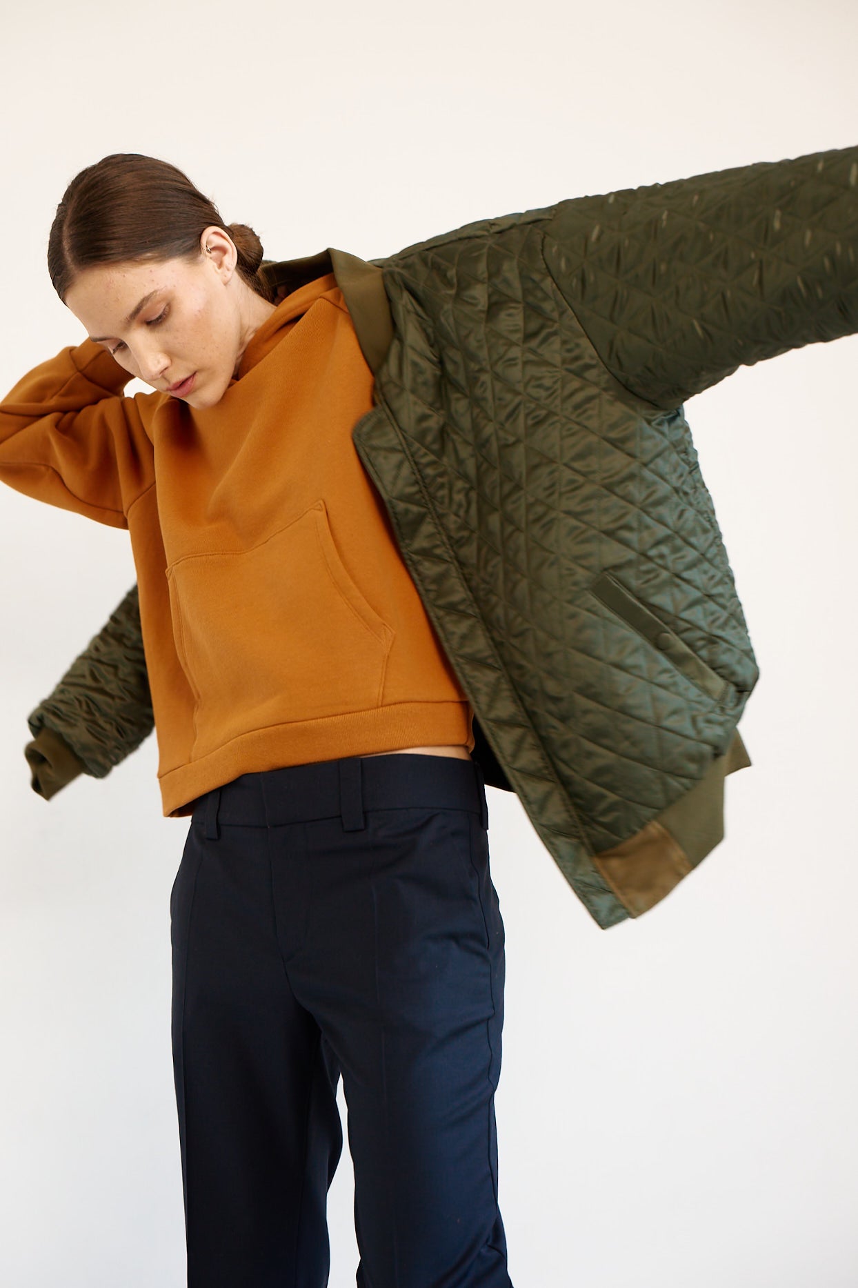 The Reversible Bomber in Olive