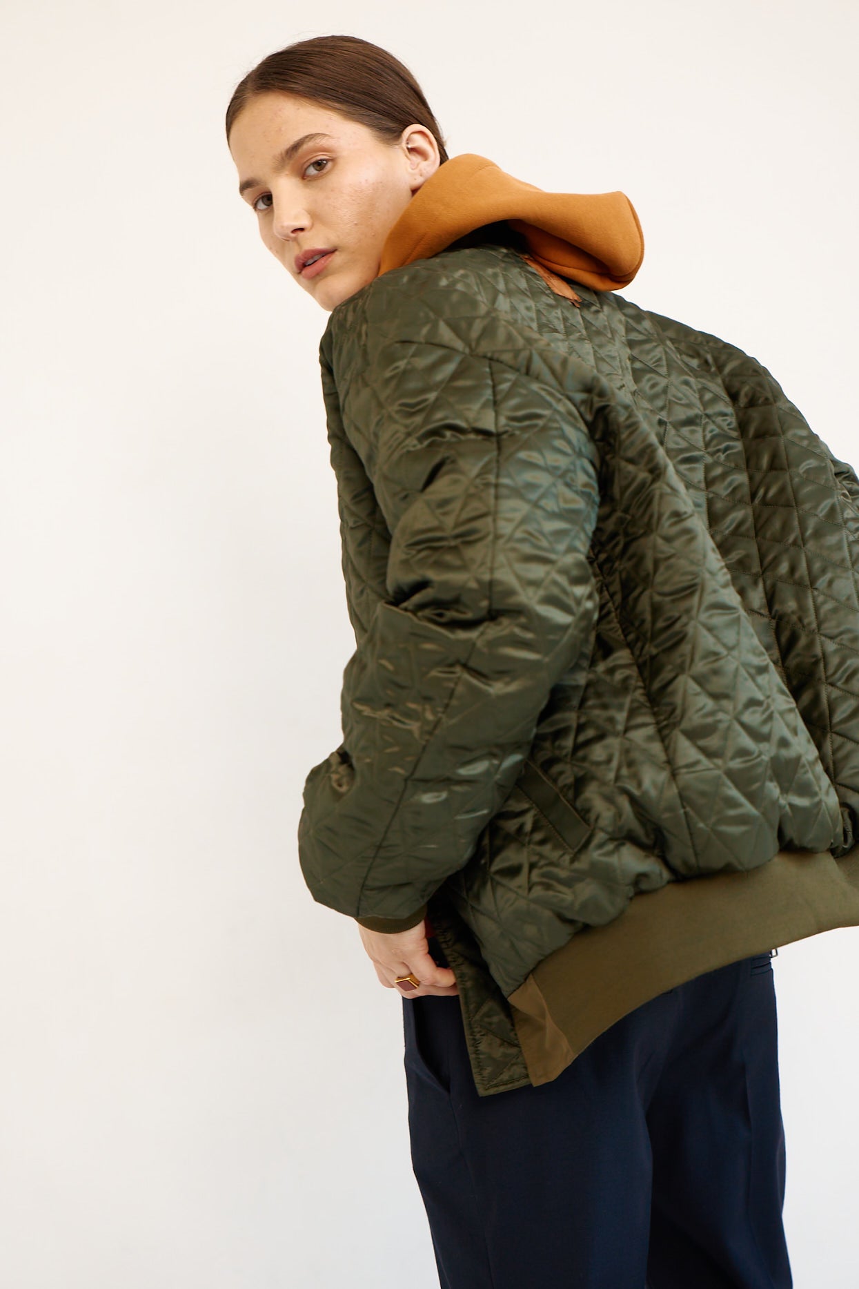 The Reversible Bomber in Olive