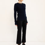 The Rib Slim Sweater in Navy