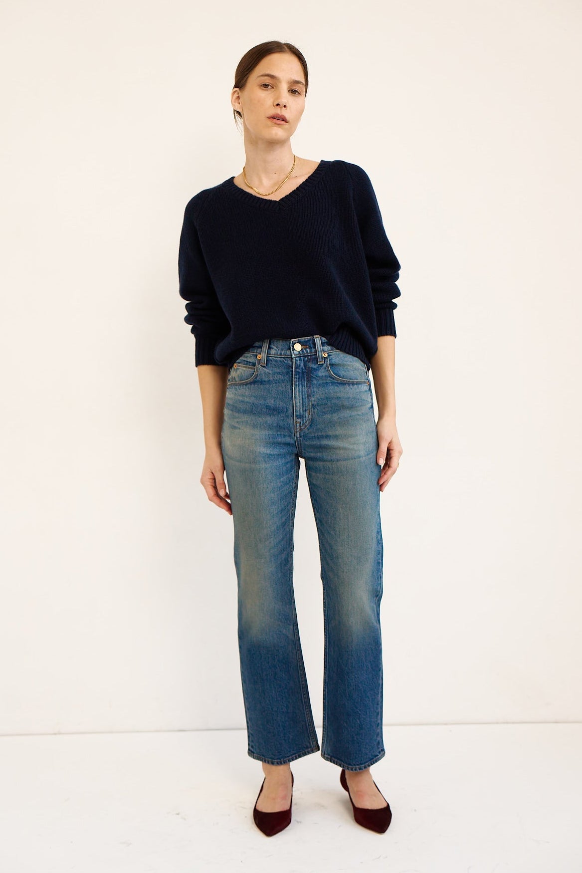 The V Fave in Navy