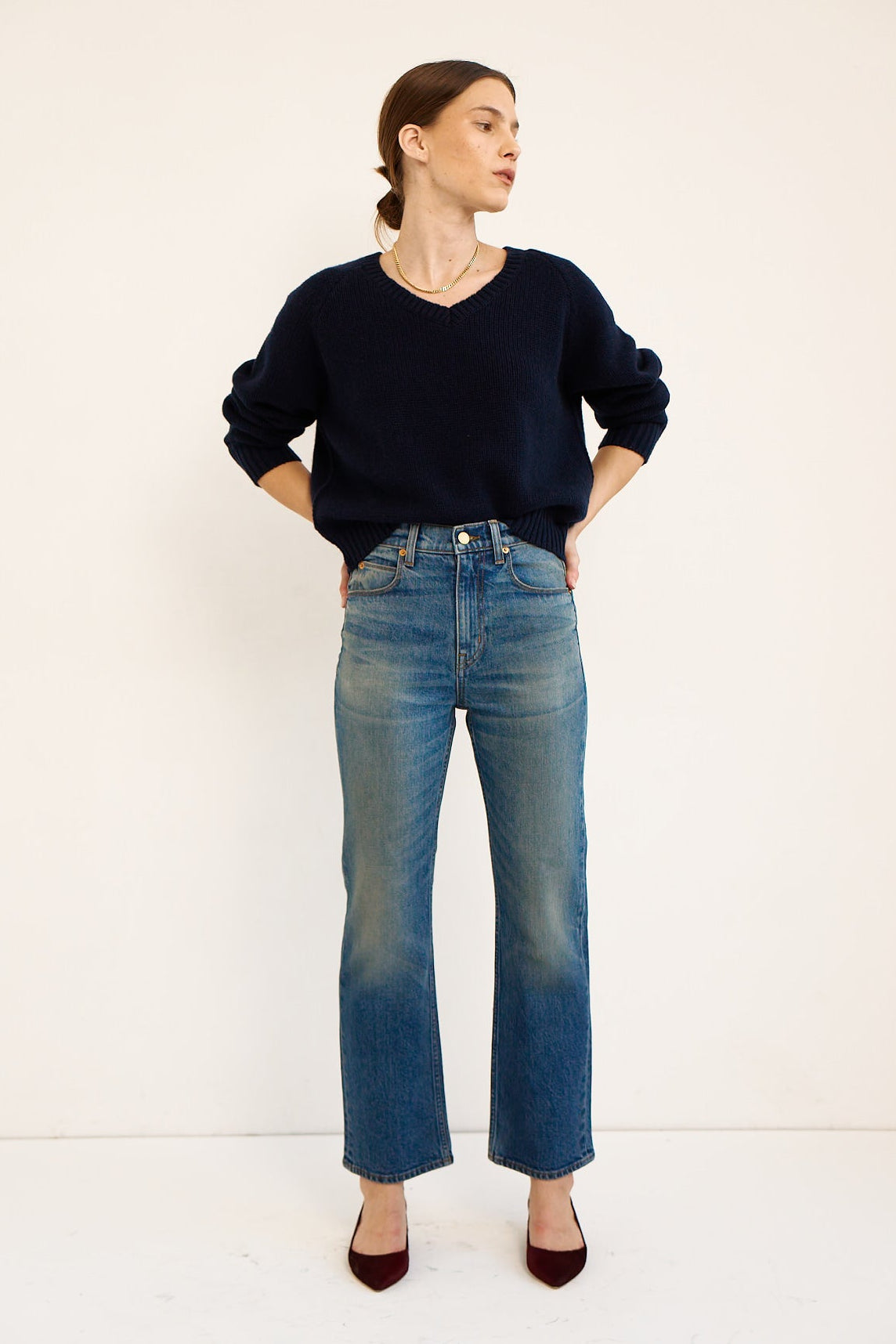 The V Fave in Navy