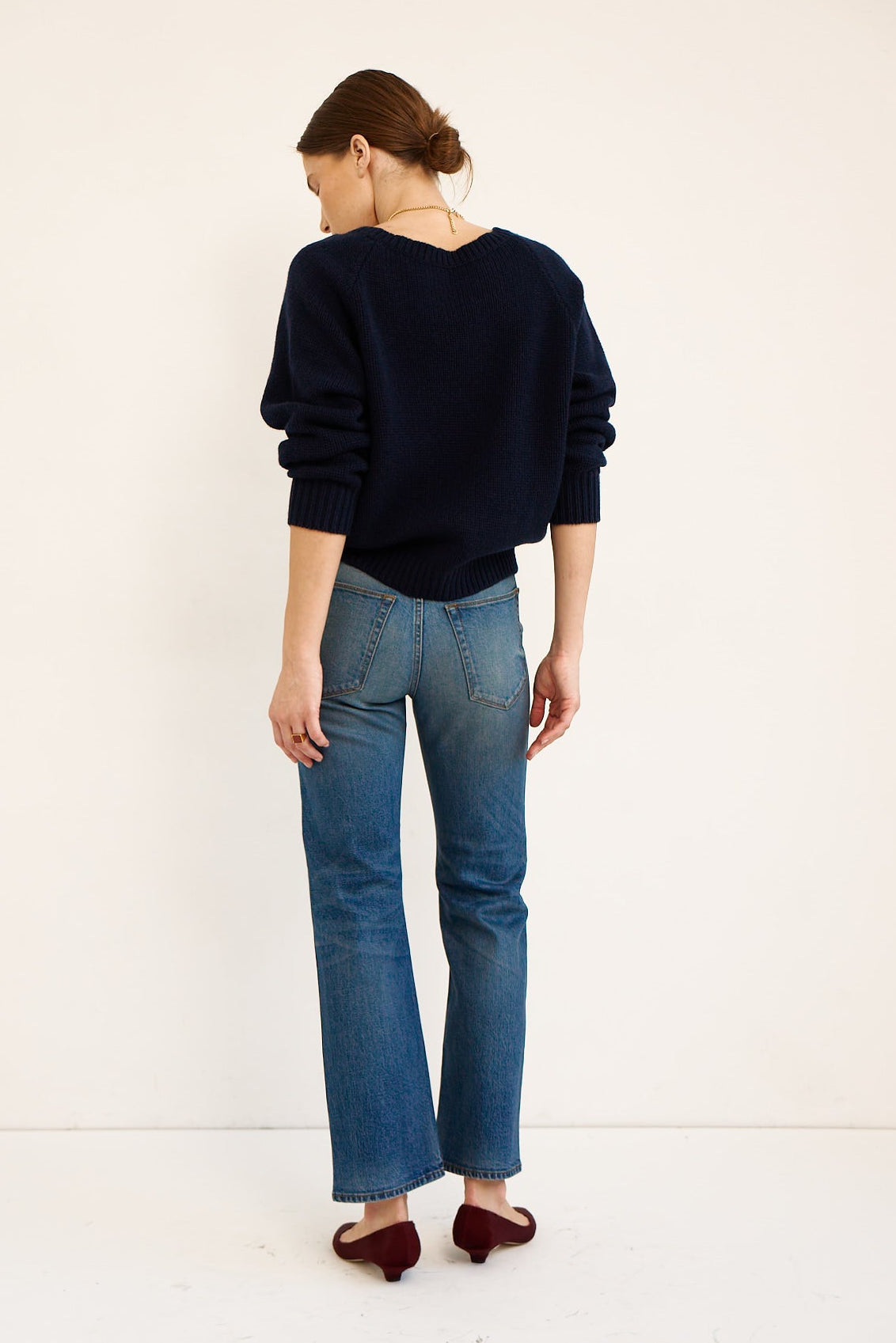 The V Fave in Navy