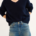 The V Fave in Navy