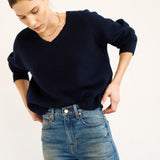 The V Fave in Navy