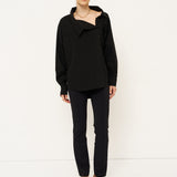 The Asymmetry Shirt in Black