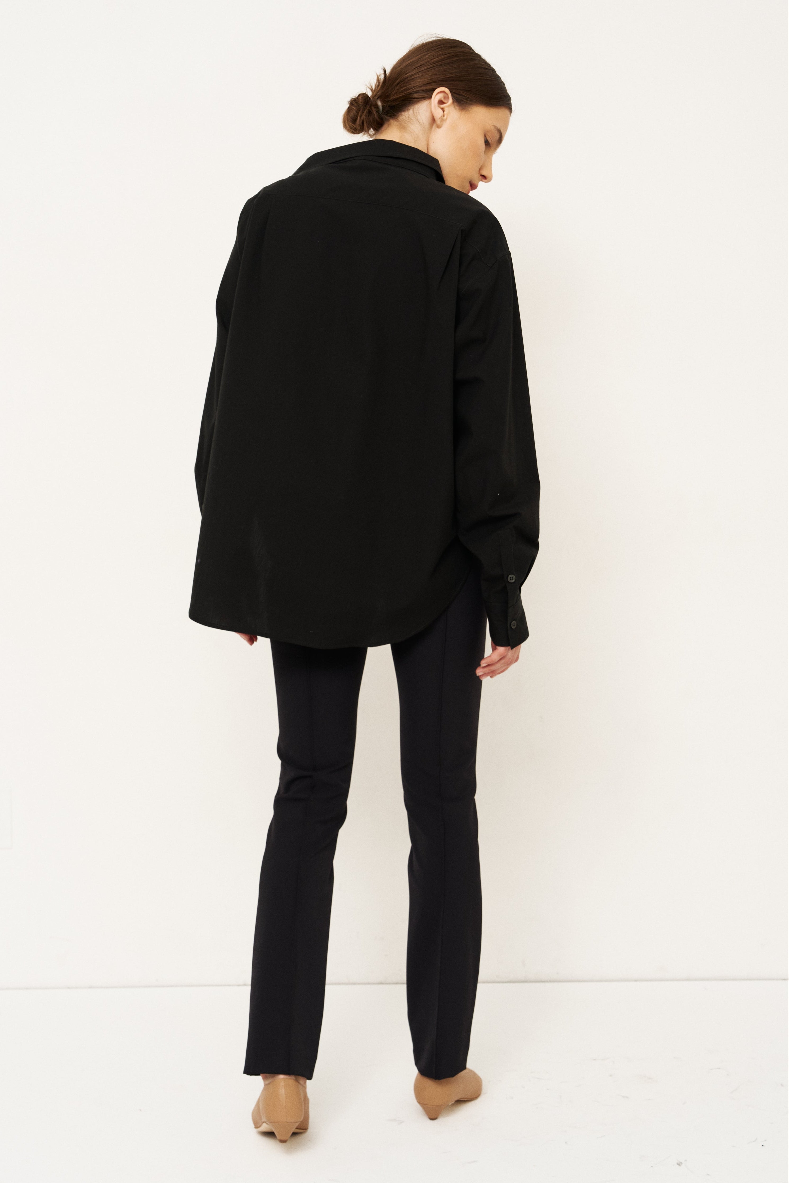 The Asymmetry Shirt in Black