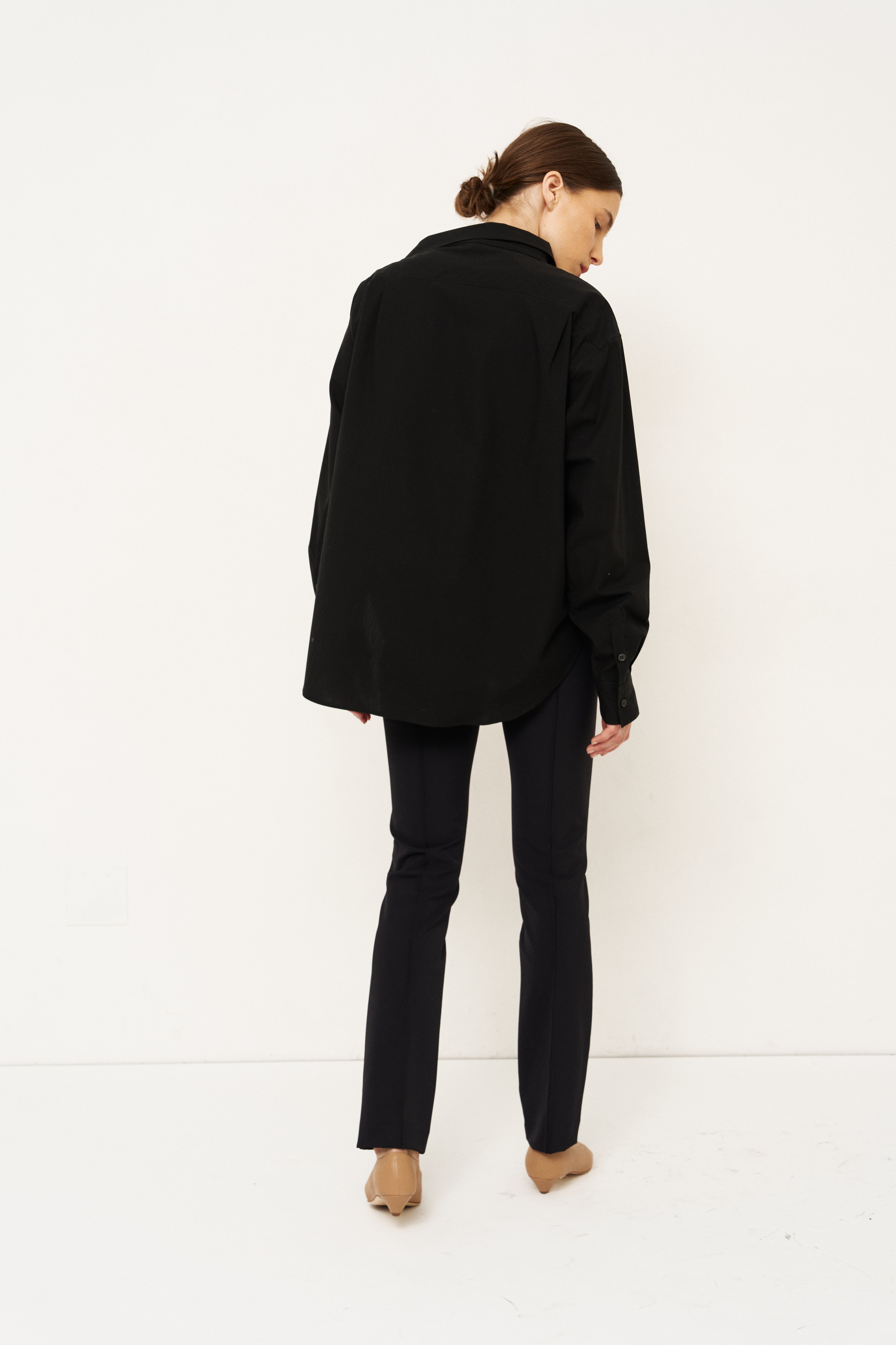 The Asymmetry Shirt in Black