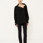 The Asymmetry Shirt in Black