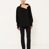 The Asymmetry Shirt in Black