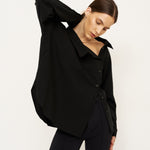 The Asymmetry Shirt in Black