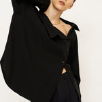 The Asymmetry Shirt in Black