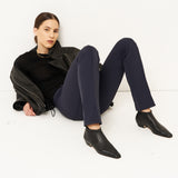 The Stretch Low Boot in Black