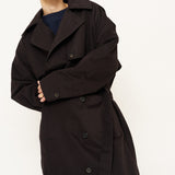 The Traditional Trench in Black