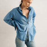 The Essential Denim Shirt in Timeworn Indigo