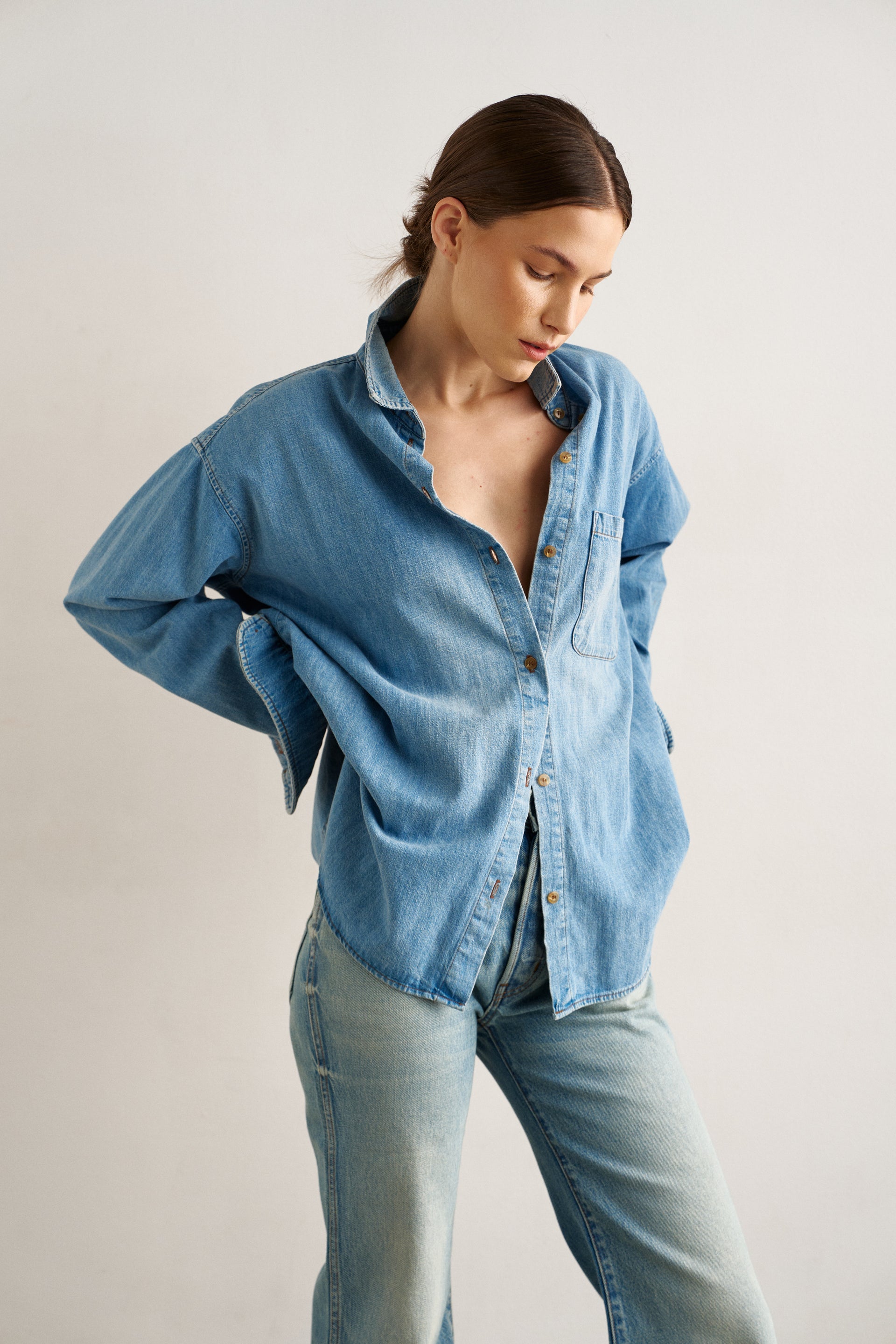 Essential Denim Shirt Timeworn