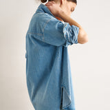 The Essential Denim Shirt in Timeworn Indigo