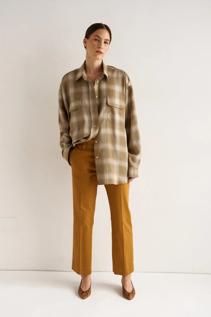 The Kick Trouser in Mustard