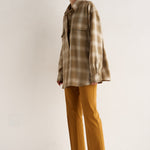 The Big Shirt in Olive Plaid