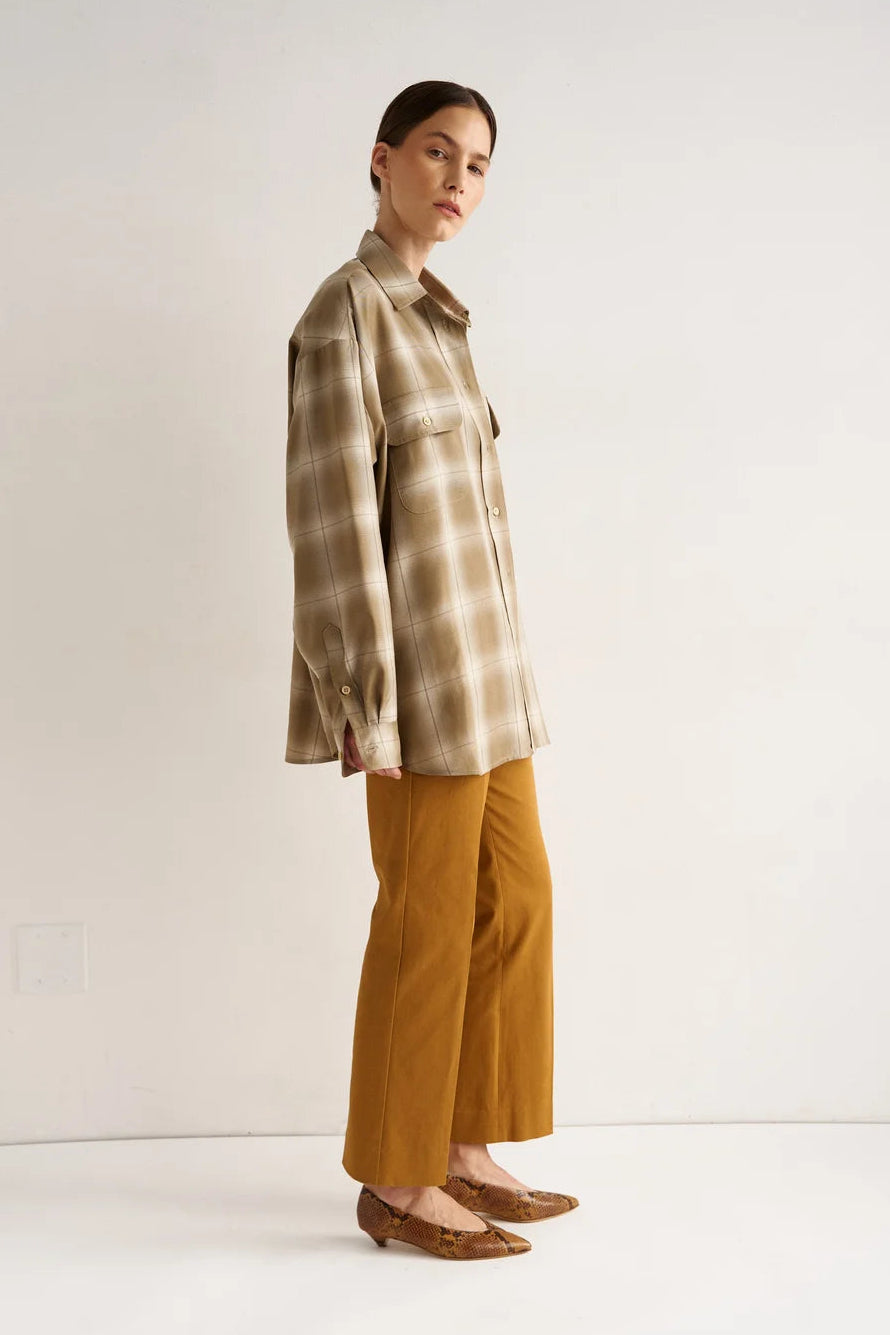 The Kick Trouser in Mustard