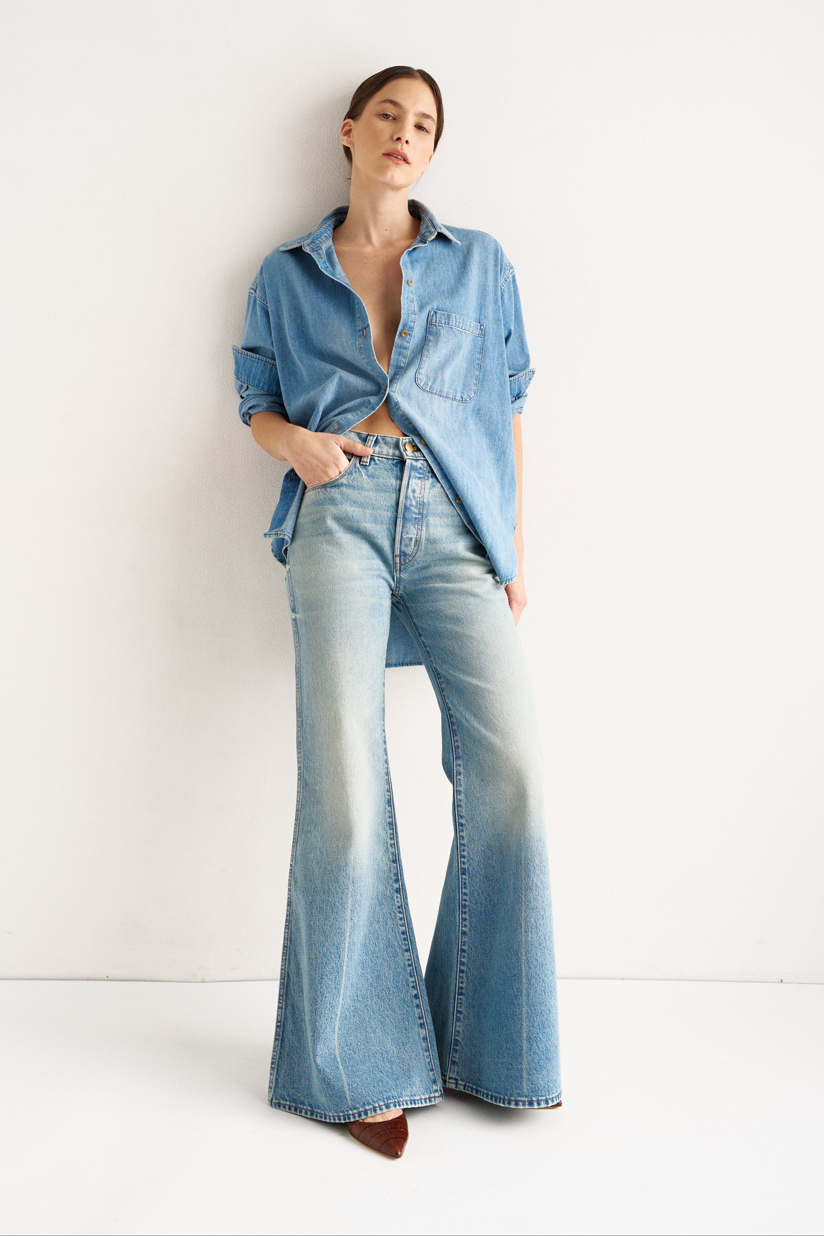 The Elephant Bell in Beach Indigo