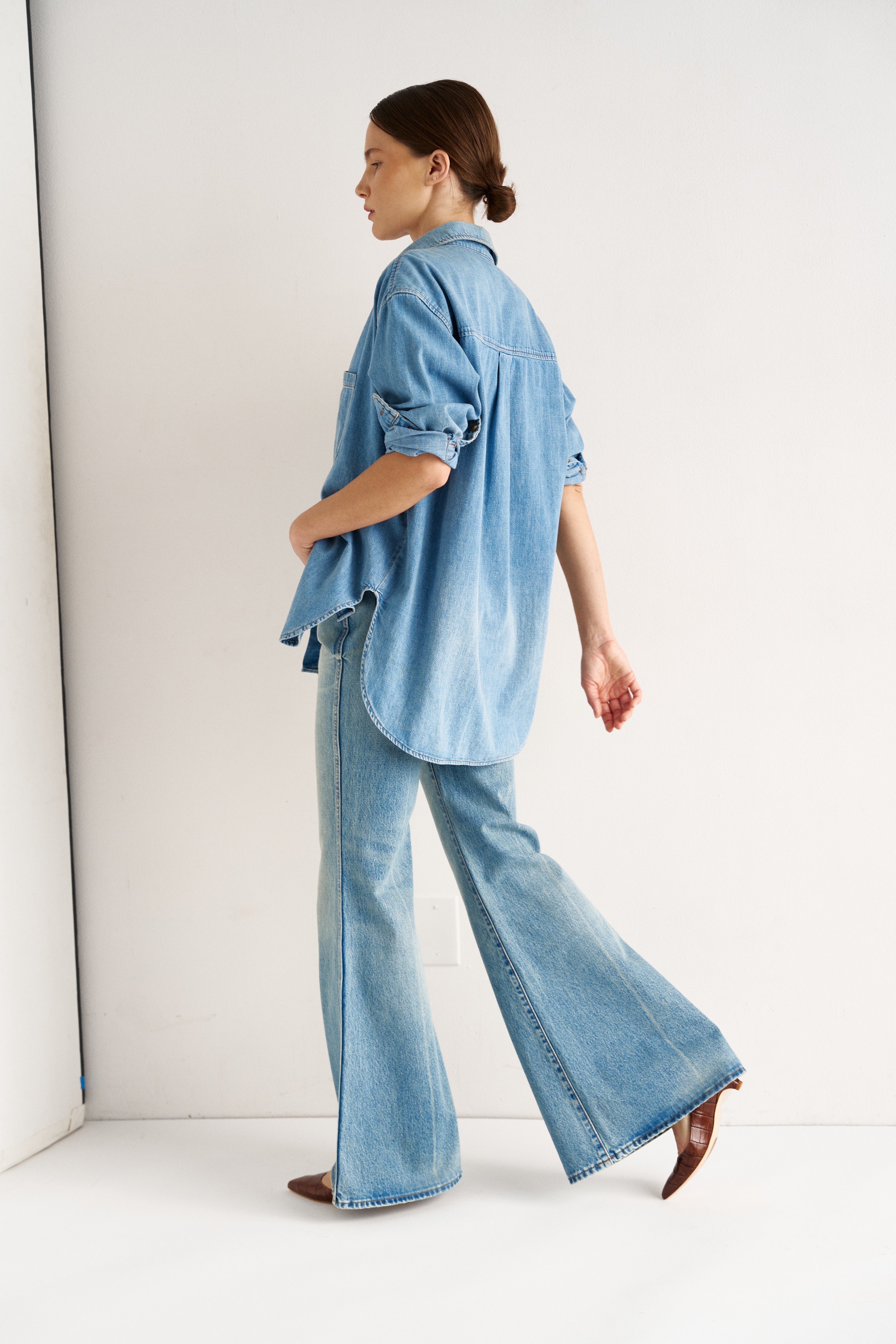 The Elephant Bell in Beach Indigo