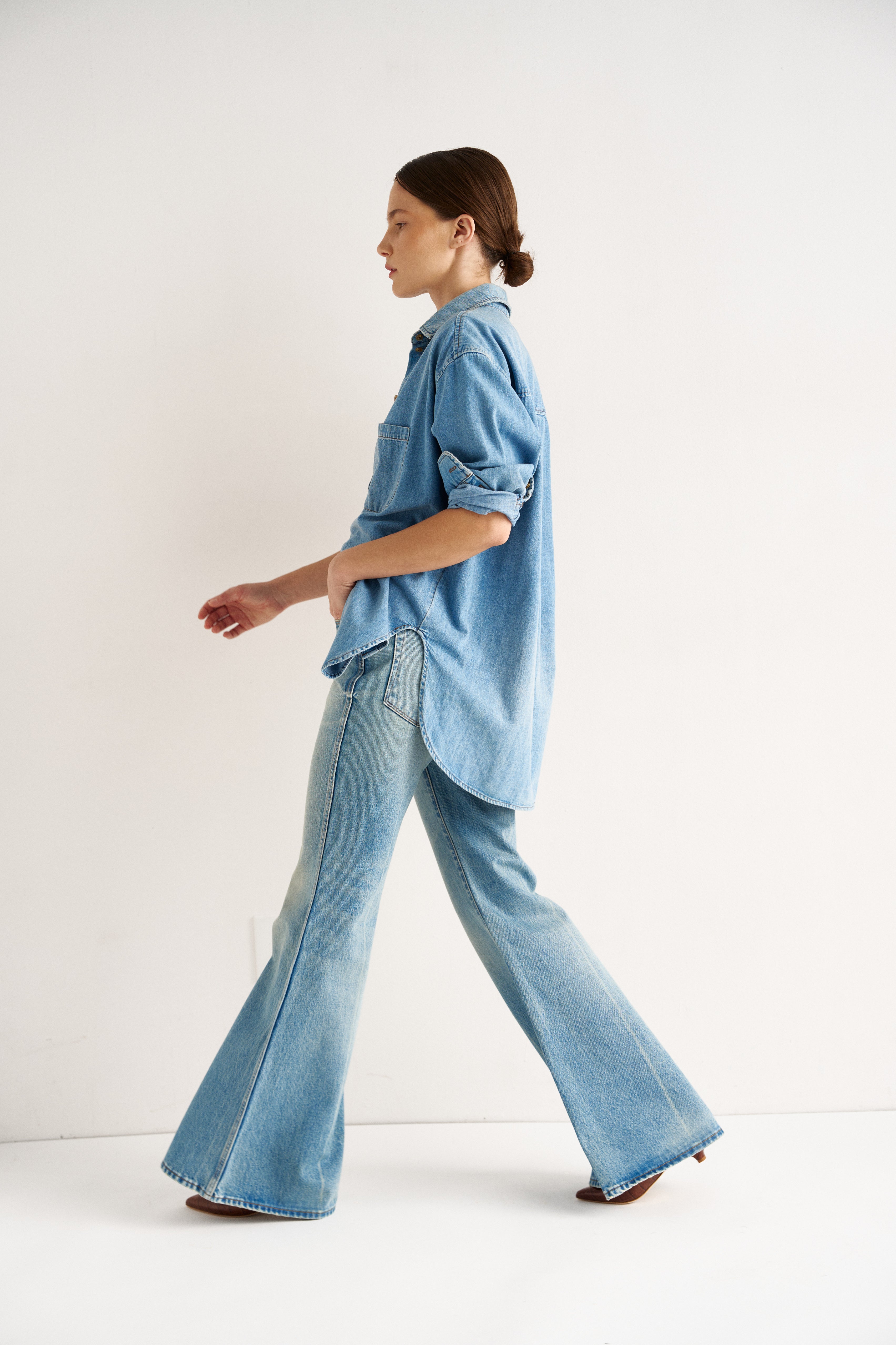 The Elephant Bell in Beach Indigo