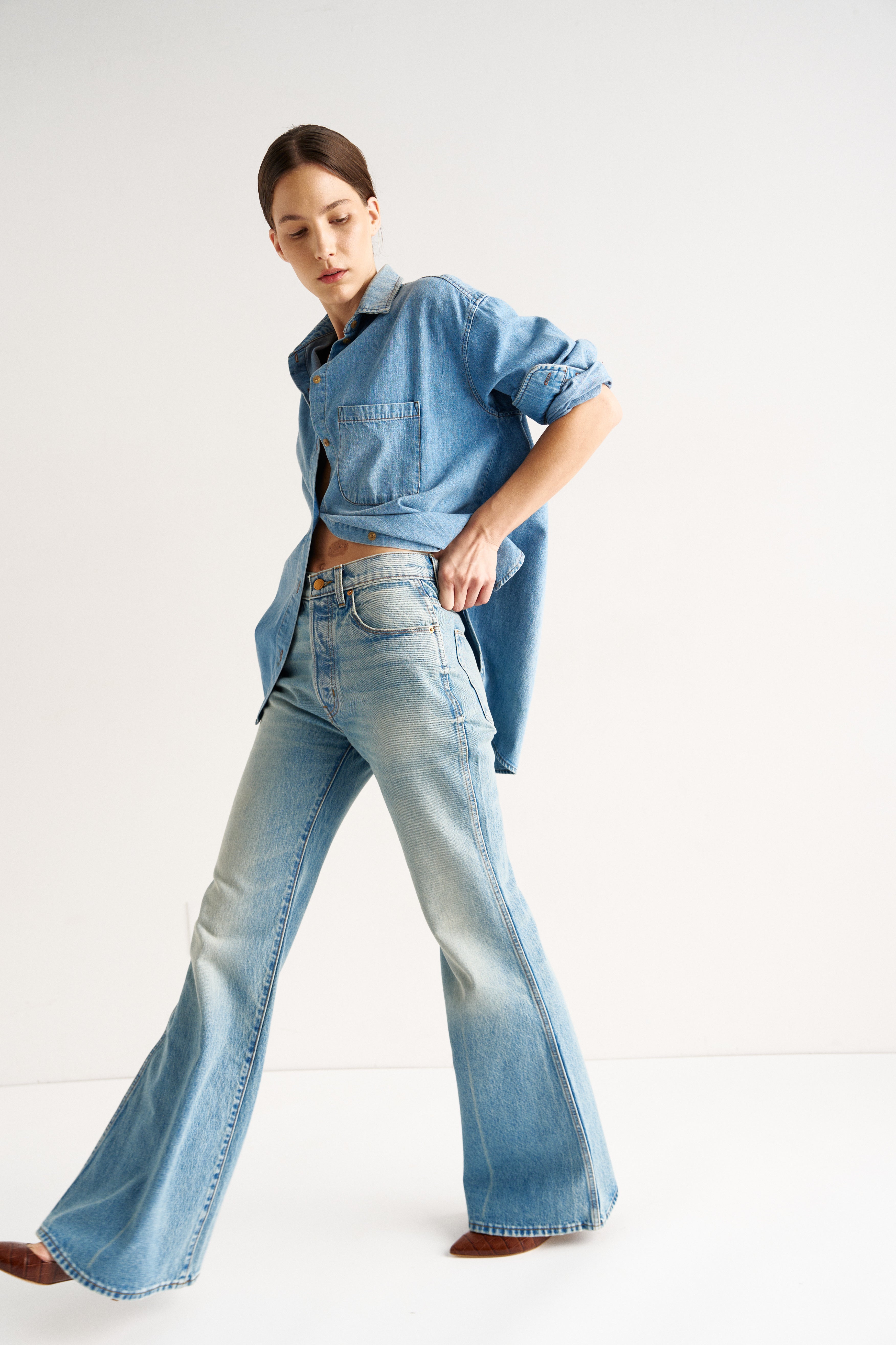 The Elephant Bell in Beach Indigo