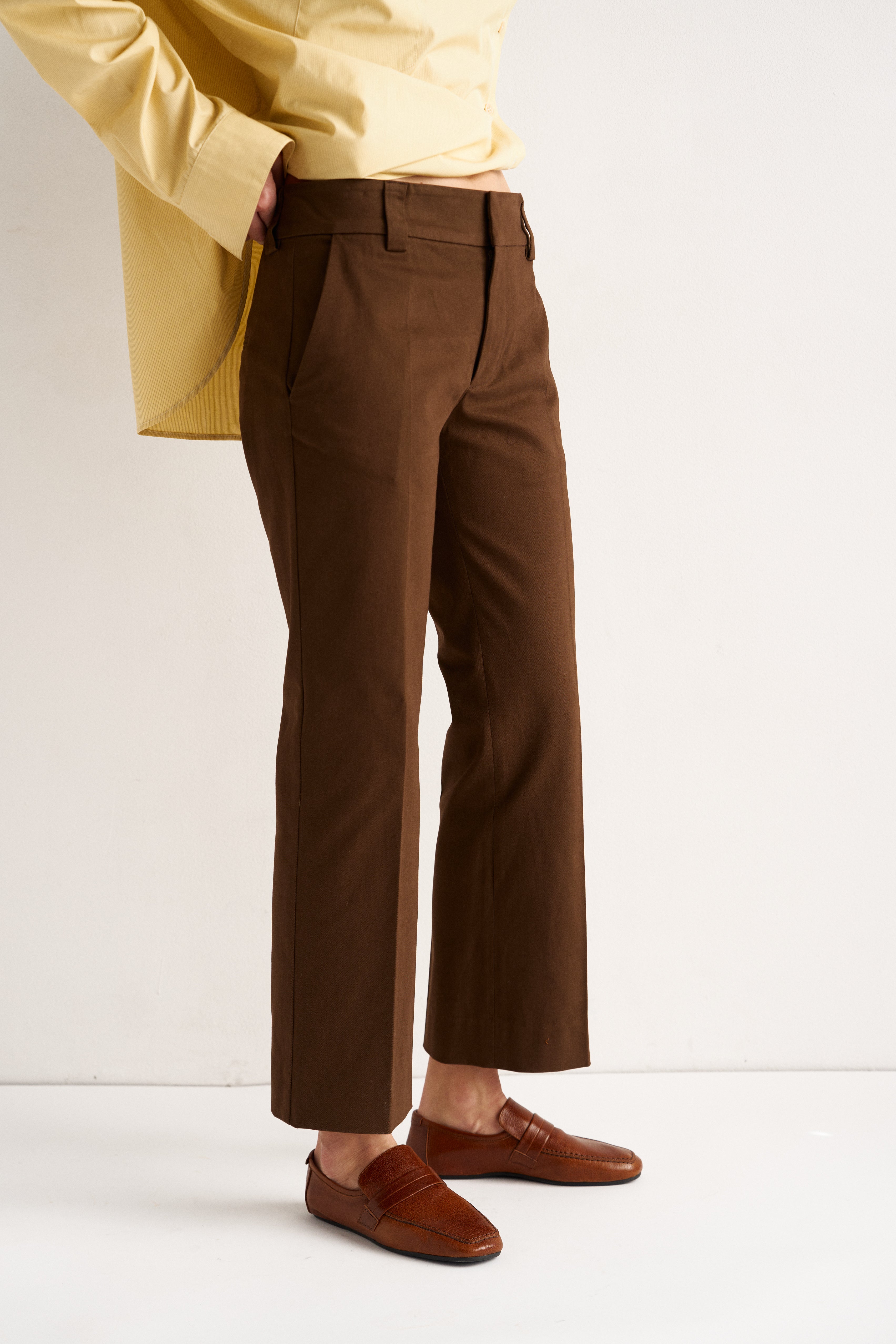 The Kick Trouser in Brown