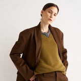 The Oversized Blazer in Brown