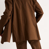 The Oversized Blazer in Brown