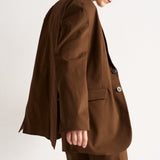 The Oversized Blazer in Brown
